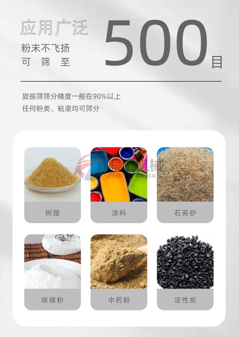 洋葱粉超声波旋振筛行业应用范围 洋葱粉超声波旋振筛行业应用范围