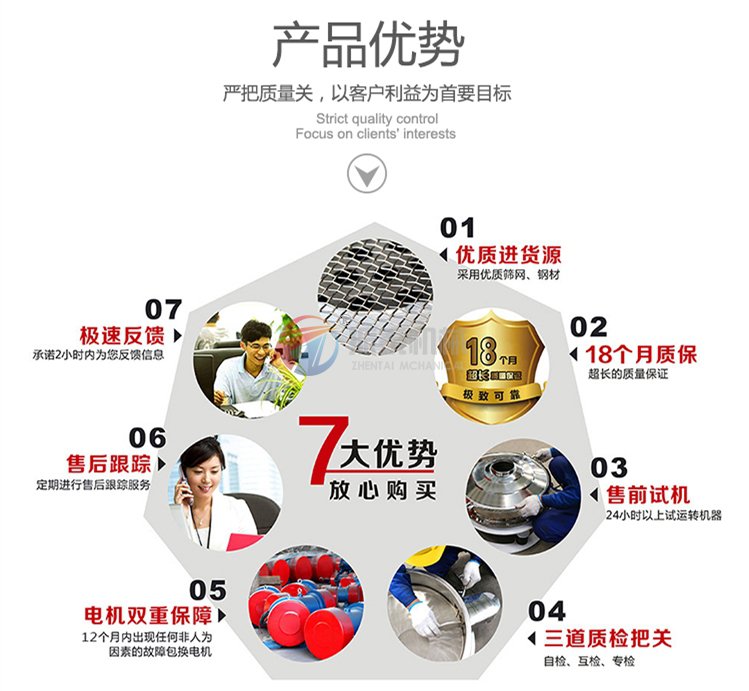 颜料粉超声波旋振筛产品优势